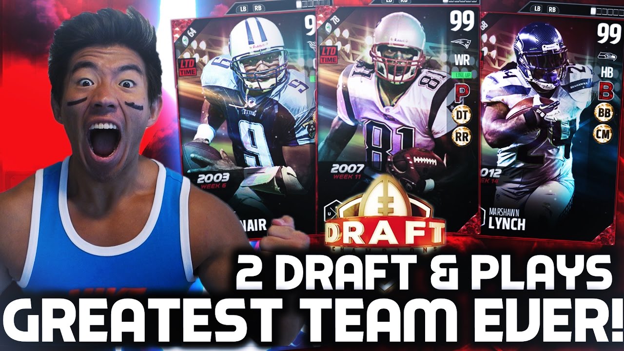 MY MOST OVERPOWERED DRAFTS EVER! MADDEN 17 DRAFT CHAMPIONS