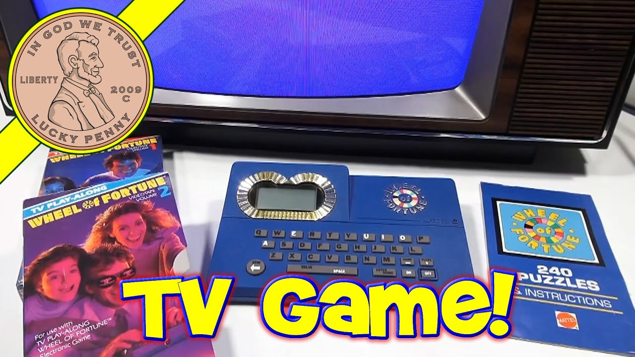 Wheel Of Fortune TV/VCR Play Along Game (Update Video)