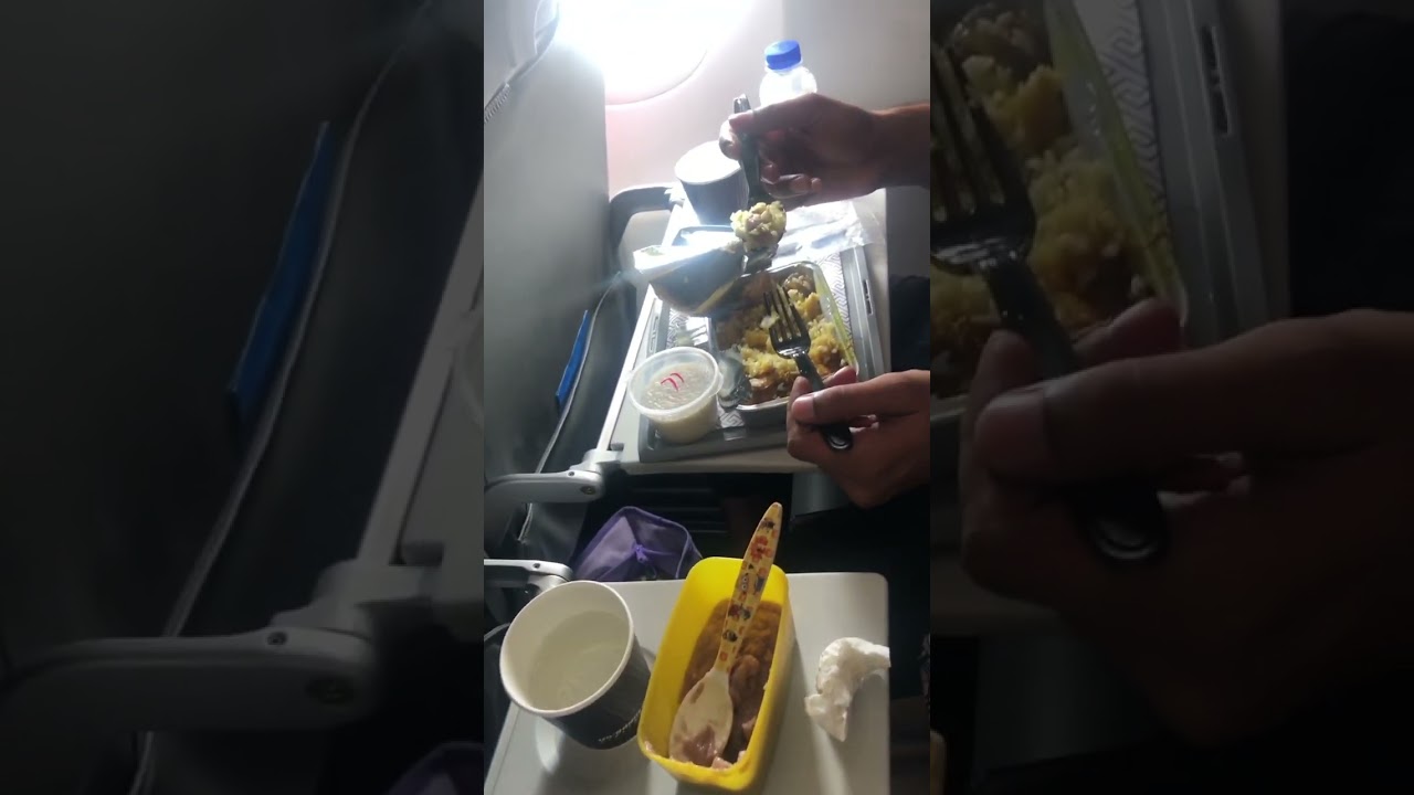 US Bangla airlines food review, Dhaka to Chennai trip. #reels #tour #foodreview