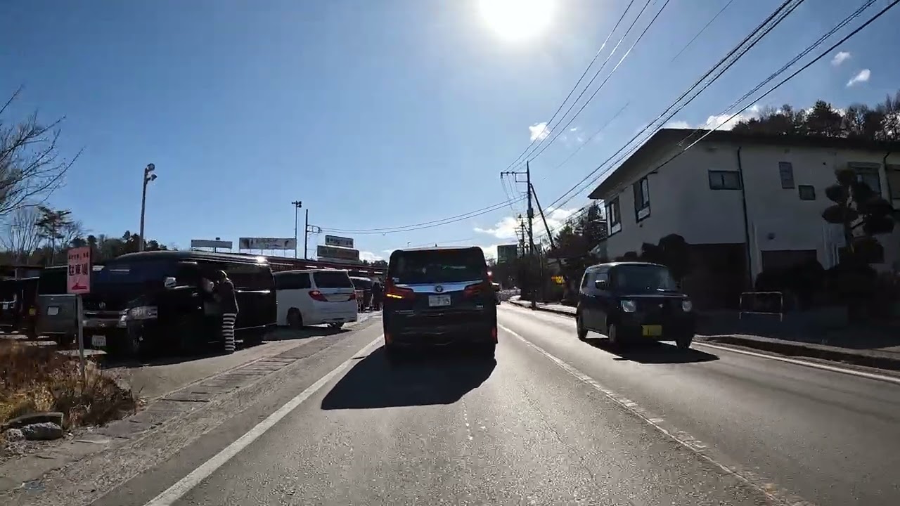 道の駅　富士吉田までドライブ