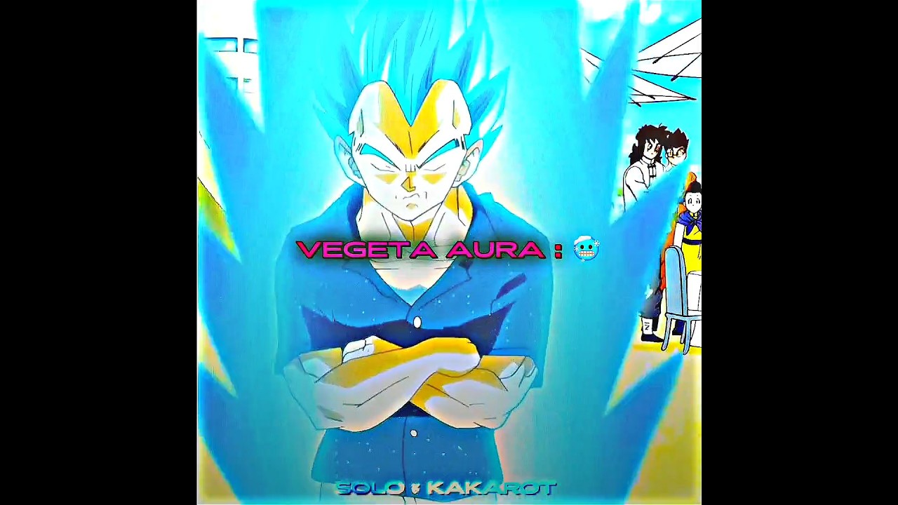 VEGETA AURA 💀🥶 #dragonball #dragonballz #vegeta #anime #aura #skulledit #shorts #trending