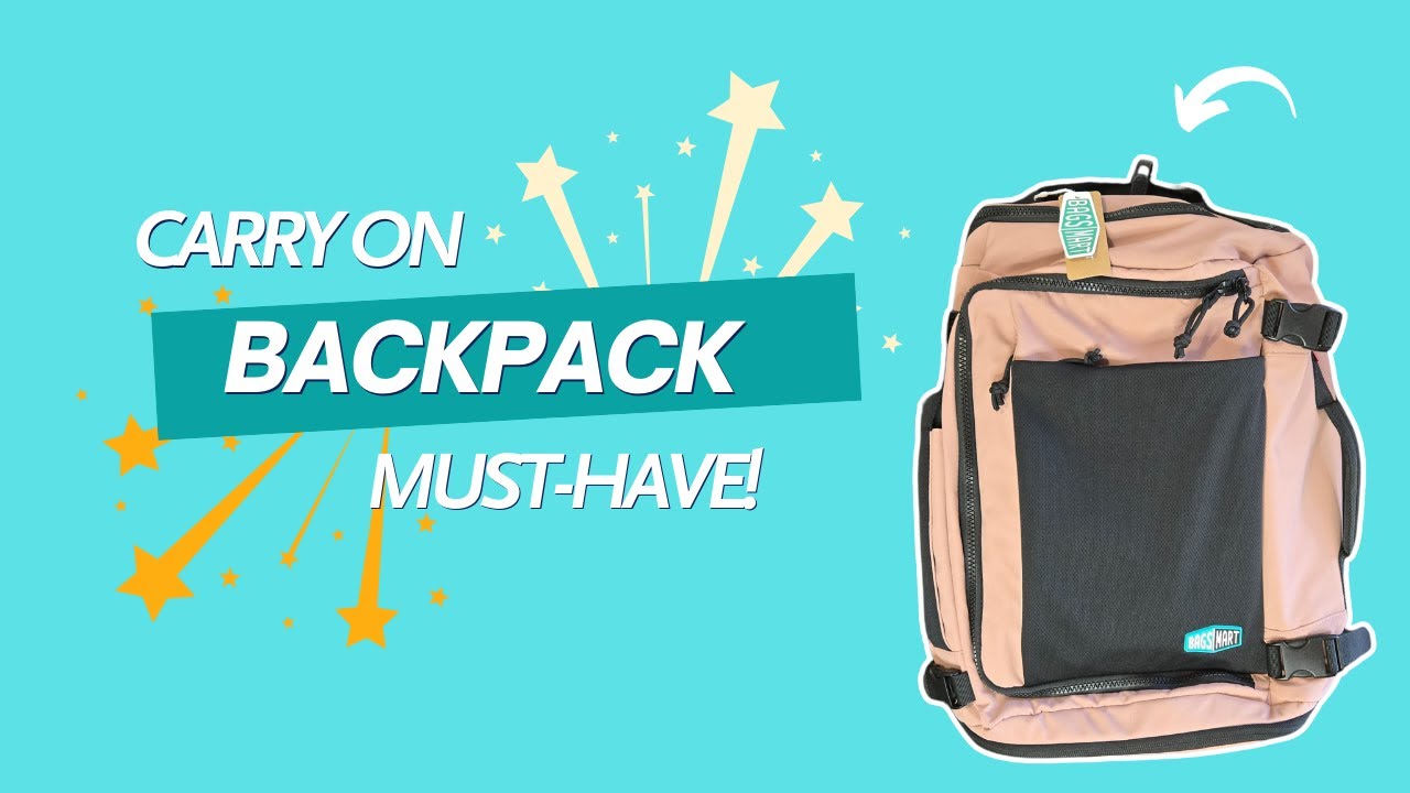 Bagsmart Backpack Review | What I Packed for My Flight to Orlando | Best Travel Backpack 2025