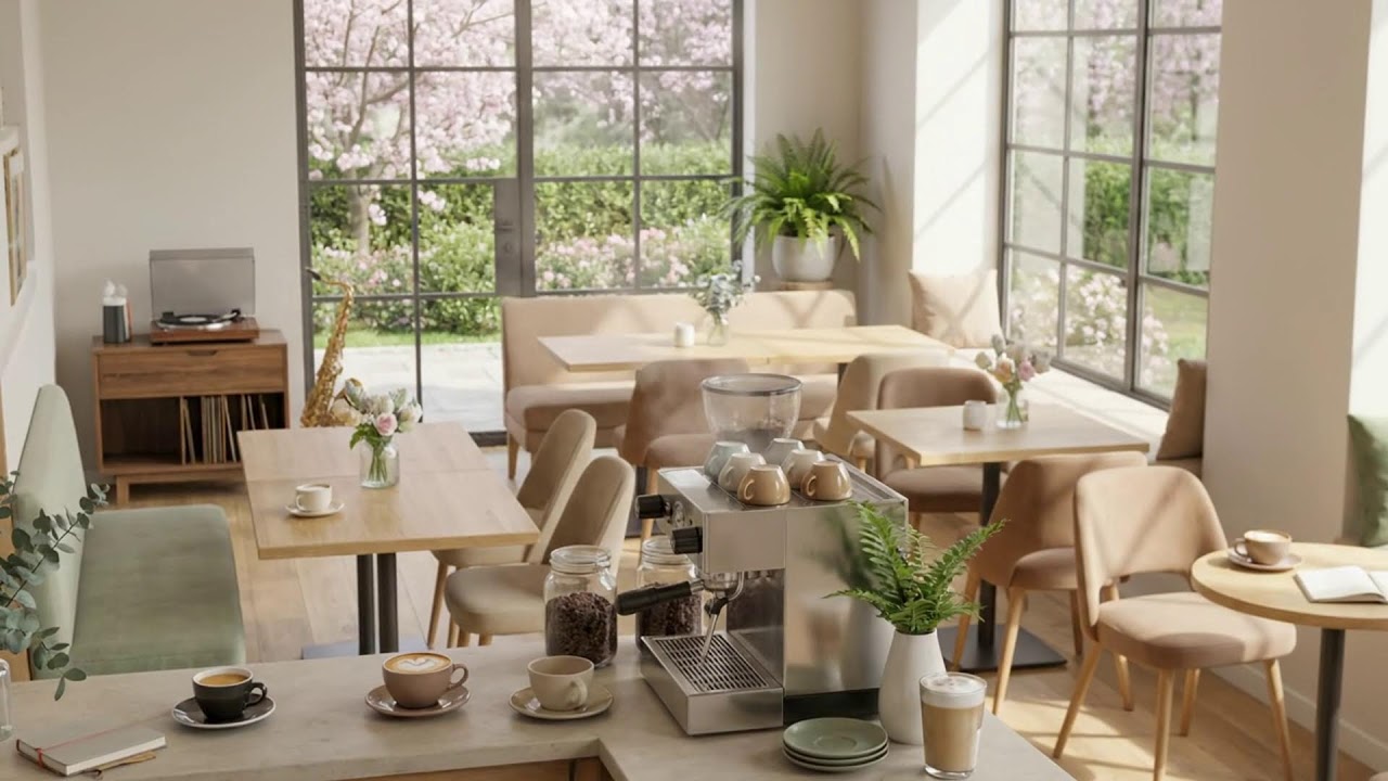 春の午後の穏やかなジャズ ☀️☕ リラックスムード