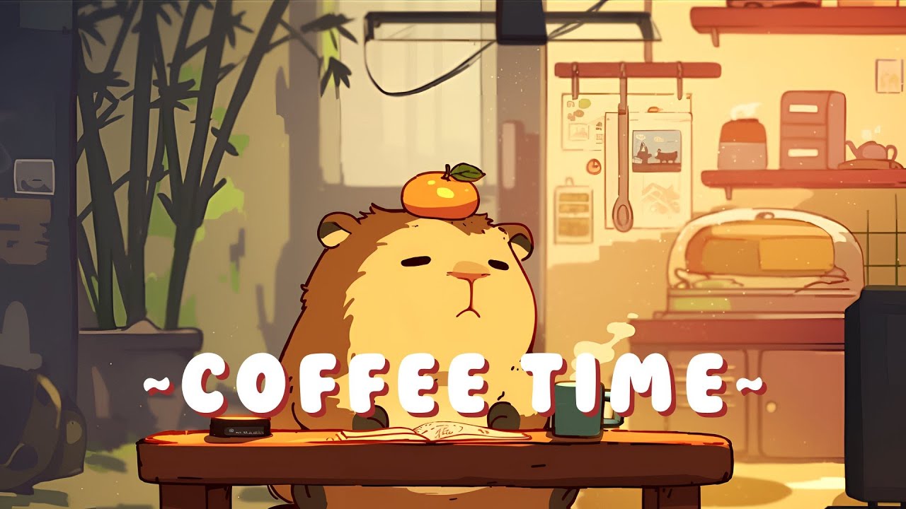 [Long Session] Capybara Music Channel - Calming Beats & Melodies ~ Cozy Times ~ 📚 🎵