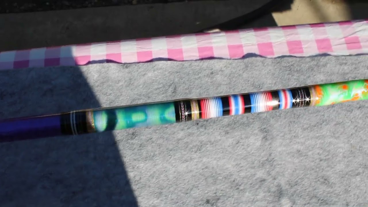 Doc Skis cane with16+ rod art techniques