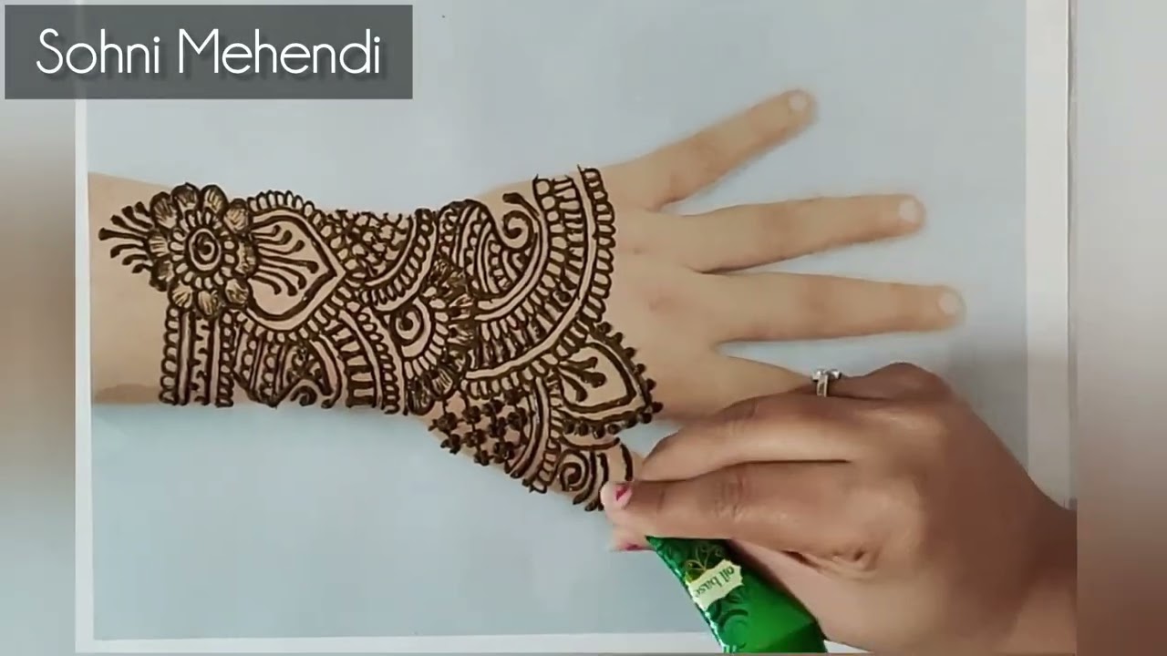 Classic Full Hand Design✋✨🌿