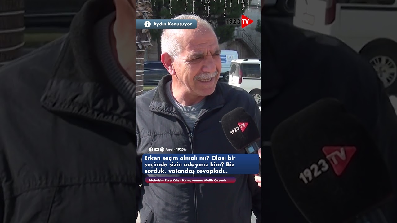 Erken se&ccedil;im olmalı mı? Vatandaş ne diyor? #g&uuml;ndem