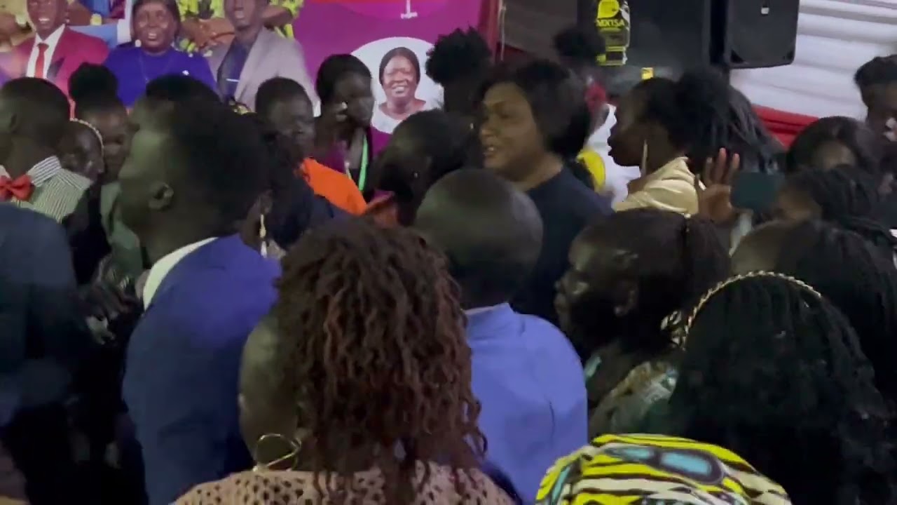 Mary Abuk Athian in Waak Nhialic Thong Rek's event in Nairobi