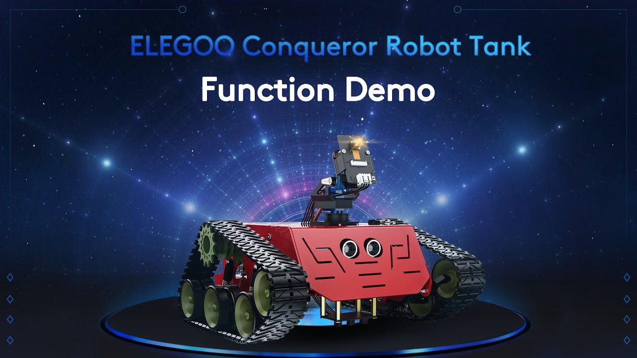 How to play with ELEGOO Conqueror Robot Tank?