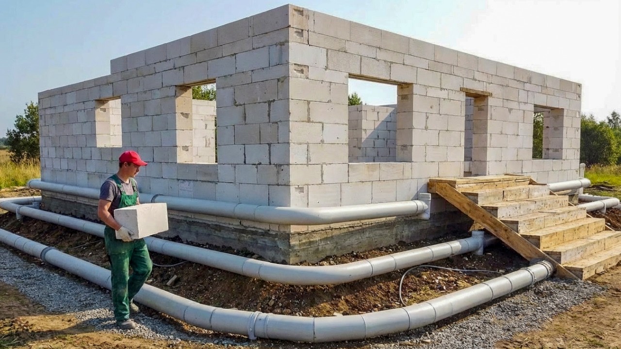 The Cheapest House in 15 Days. Full Construction Process