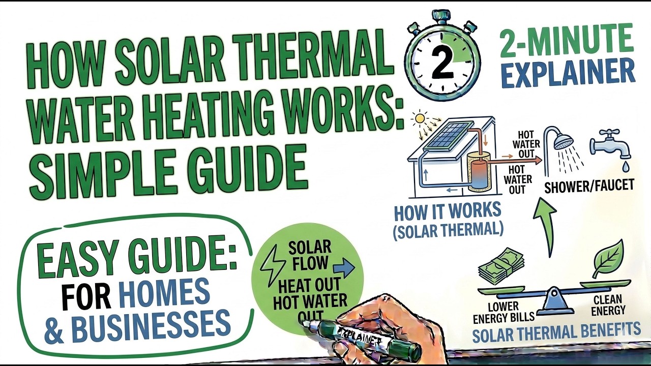 How Solar Thermal Water Heating Works: Simple Guide for Homes and Businesses