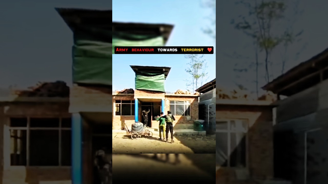 ❣️Army Behaviour towards the Terrorist ❤️ #indianarmy #military #terrorist