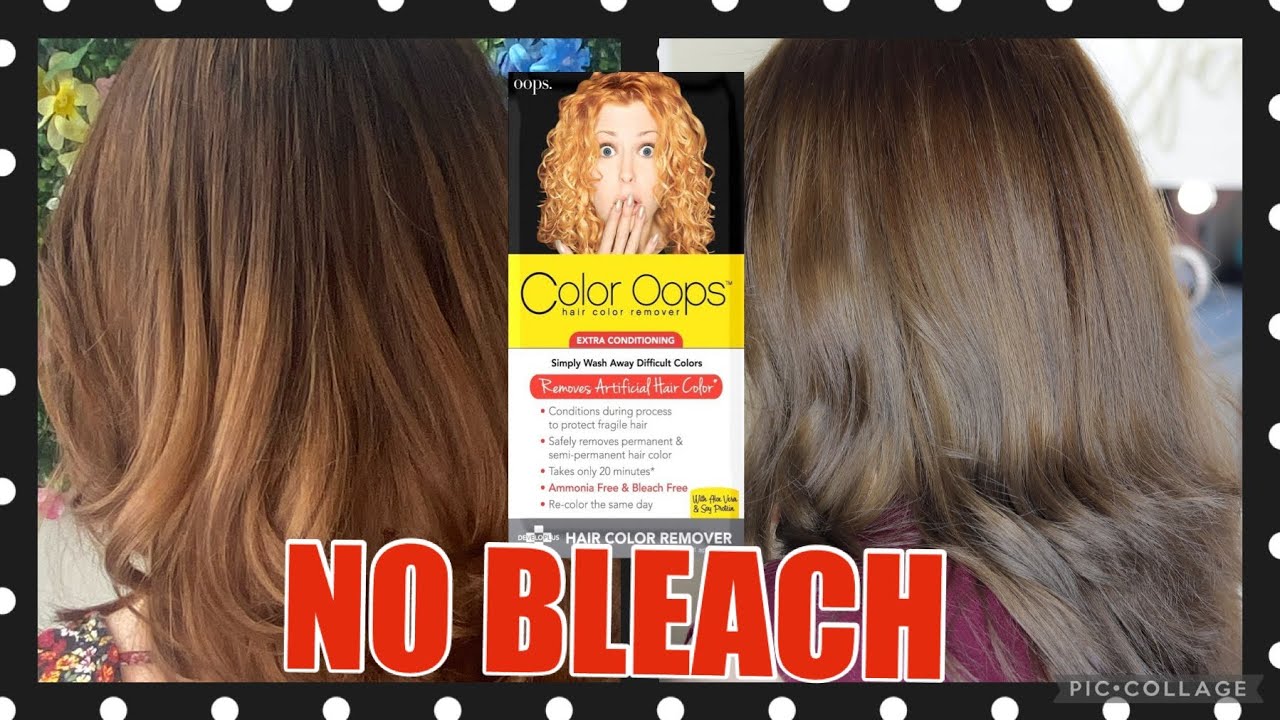 Color Oops Extra Conditioning Review/Reseña. Me aclaré el pelo un chin.
