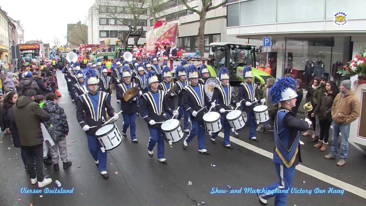 Viersen Duitsland zo.11-2-2018 - Show- and Marchingband Victory Den Haag