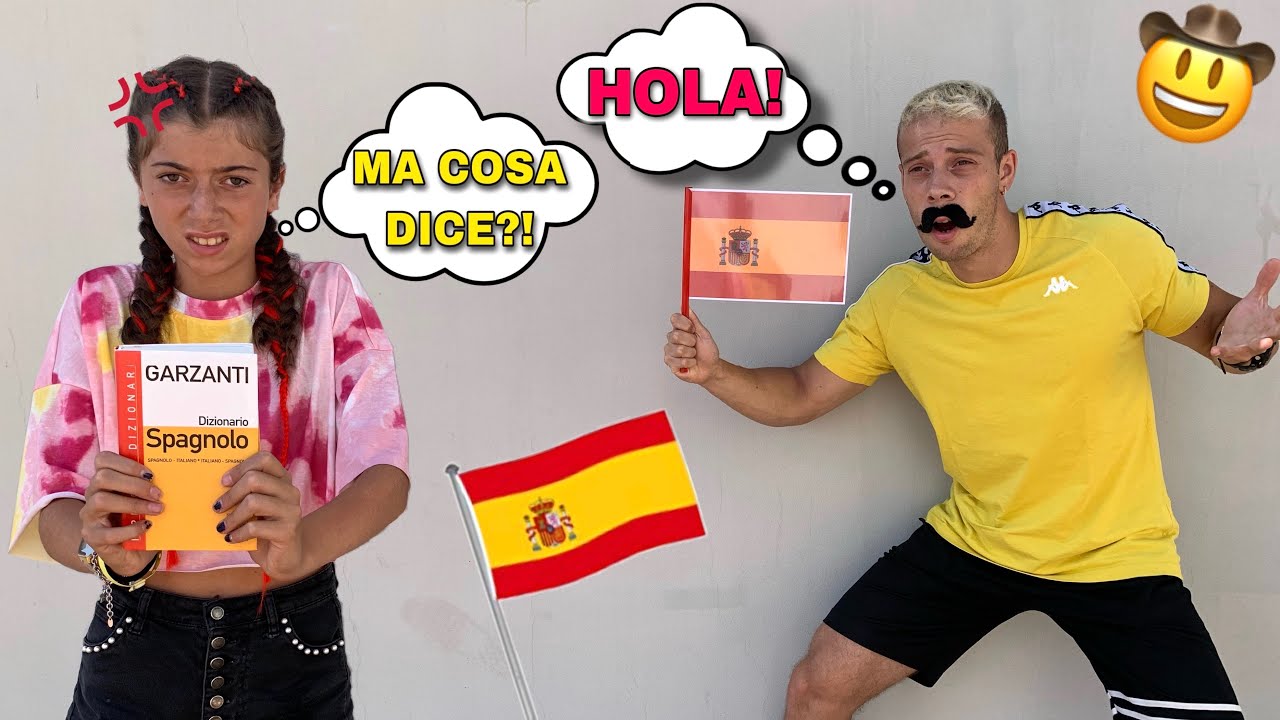 PARLO SOLO IN SPAGNOLO PER 24 ORE!! *Elena si è arrabbiata*