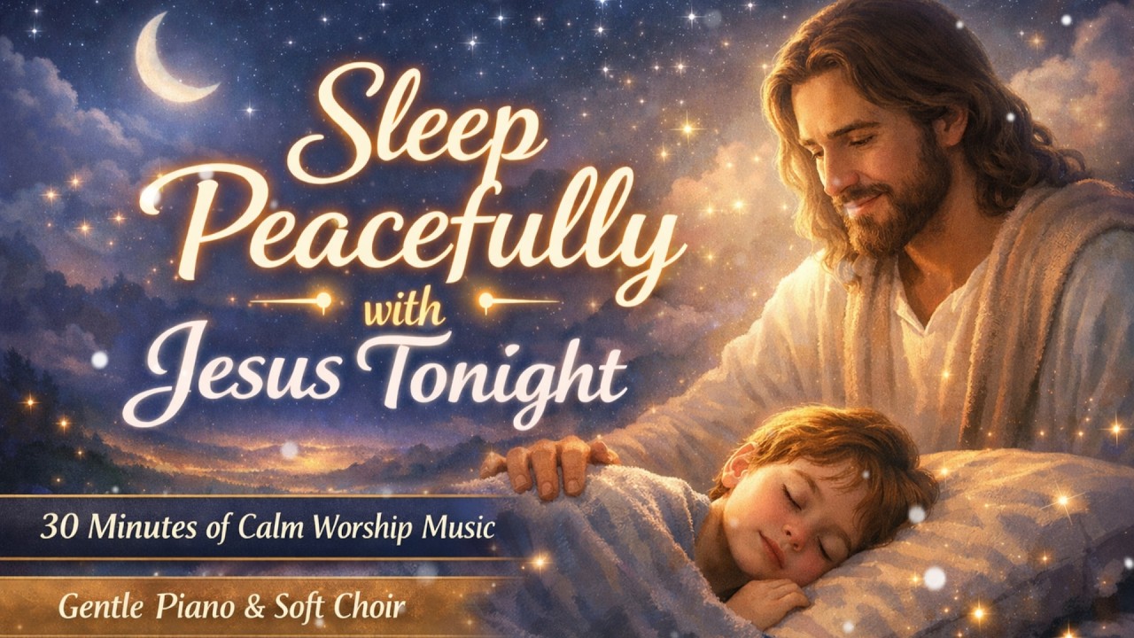 [No Ads] Gentle Jesus Sleep Music – 30 minutes of Peaceful Worship Piano & Soft Choir for Deep Rest