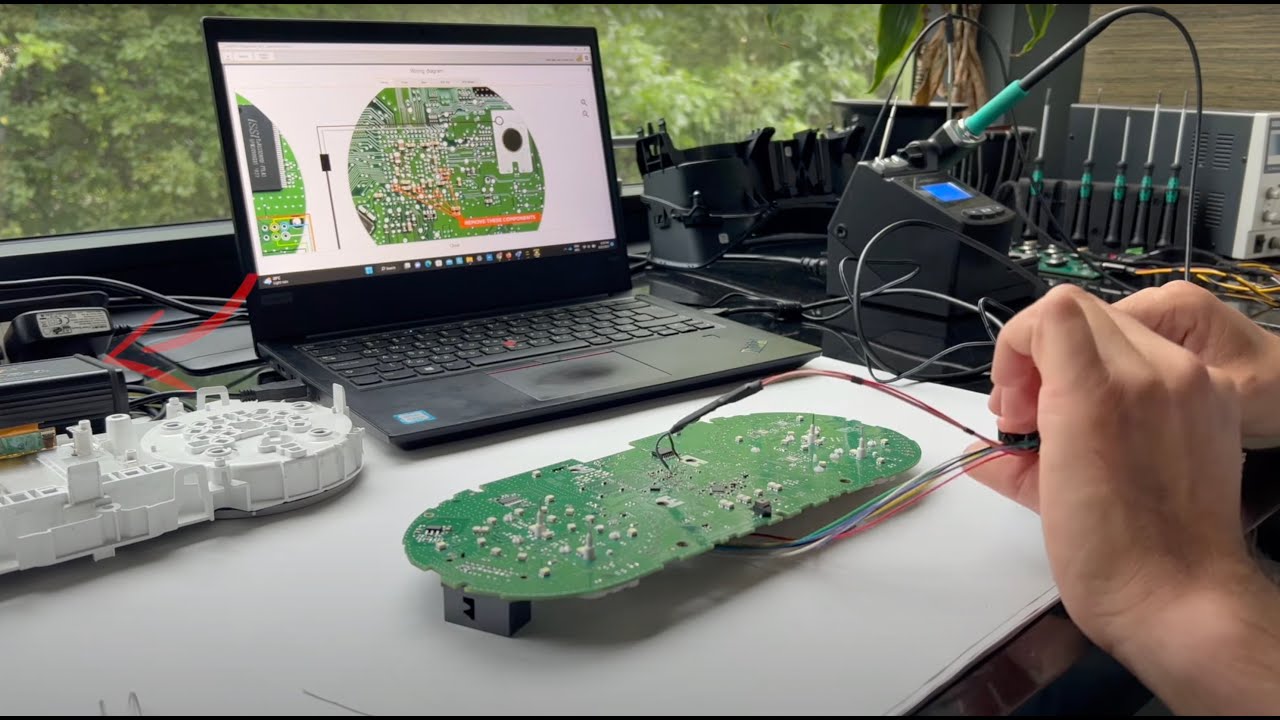ABRITES RH850/V850 Programmer Reading a VDO MQB Analogue Dashboard with RH850 processor R7F701407