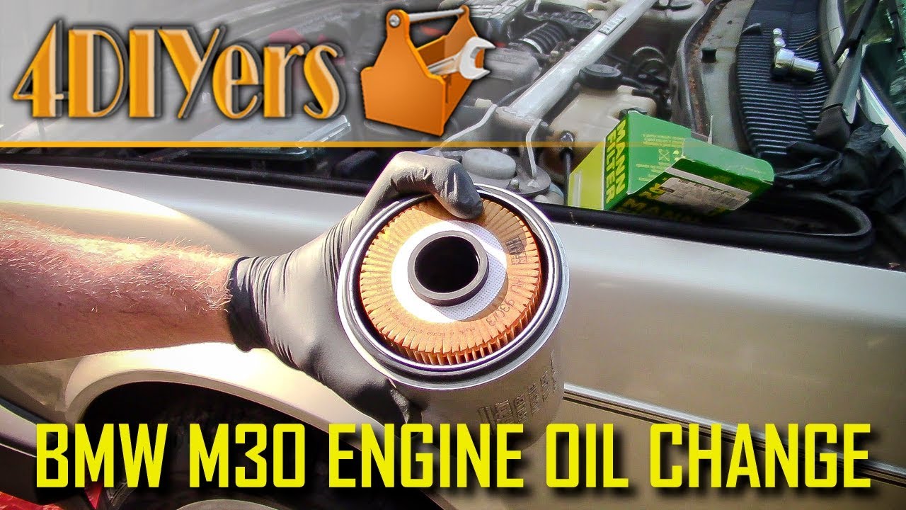 How to: BMW M30 Engine Oil Replacement