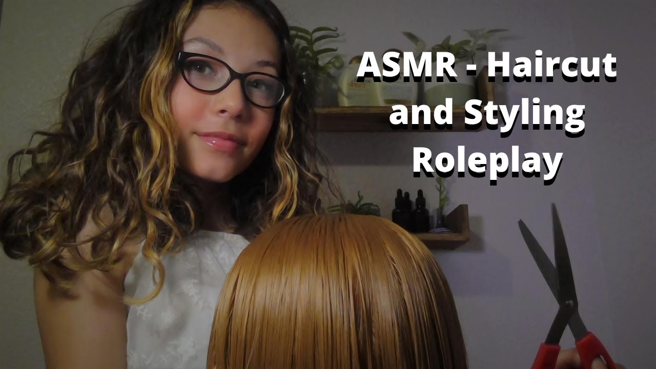 ASMR - Haircut and Styling Roleplay (Scissors, Water Sounds, Combing, and More!)