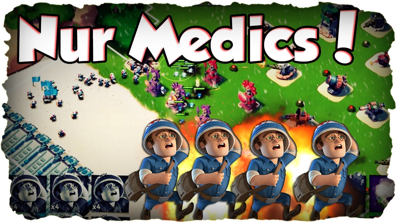 Nur Sanitäter / Medics! | BOOM BEACH | Fun Challenge! (Deutsch / German)
