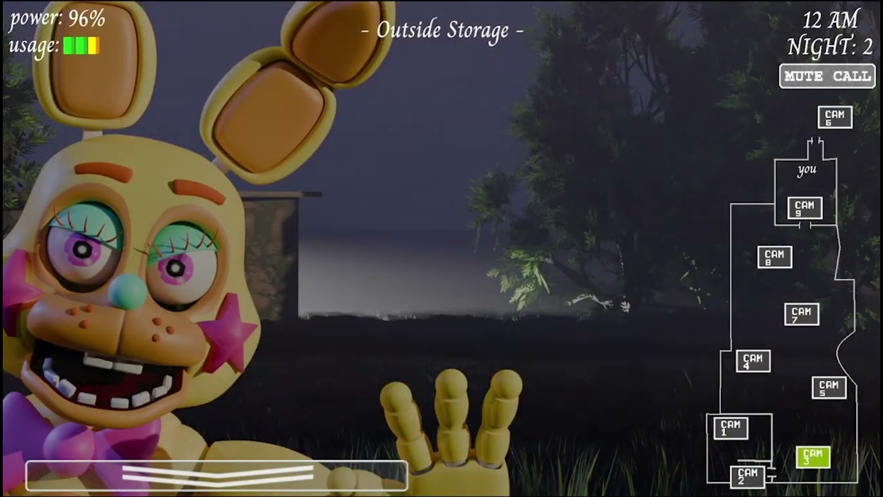 Five Nights in The Forest: gameplay footage