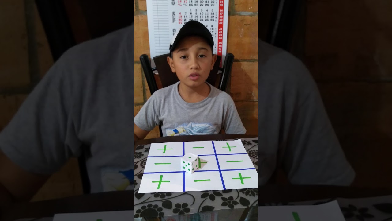 Juego didáctico de suma y resta de números enteros.
