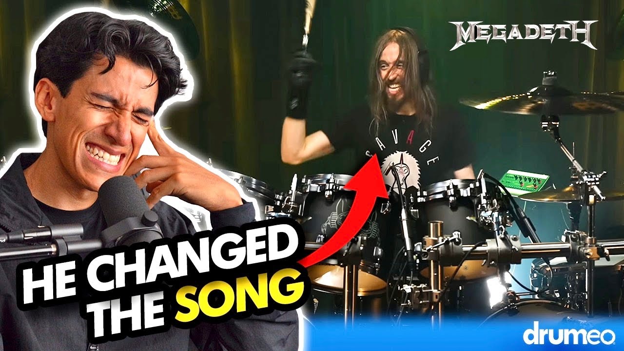 Reacting to Megadeth drummer playing Paramore for the First Time