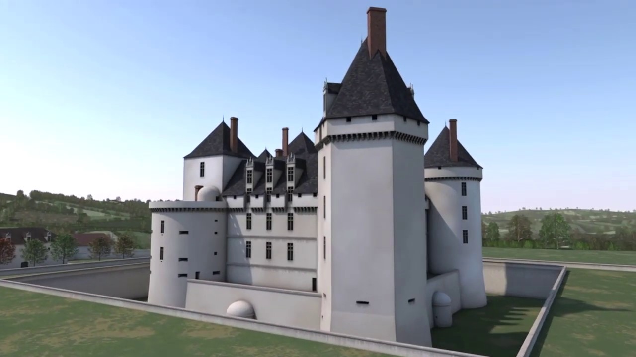 La tour heptagonale du château des Cars