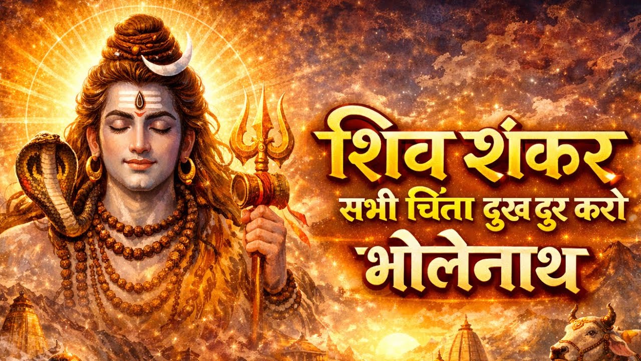 शिव शंकर, सभी चिंता दुख दूर करो I Morning Shiva Bhajan | Om Namah Shivaya I ॐ नमः शिवाय 