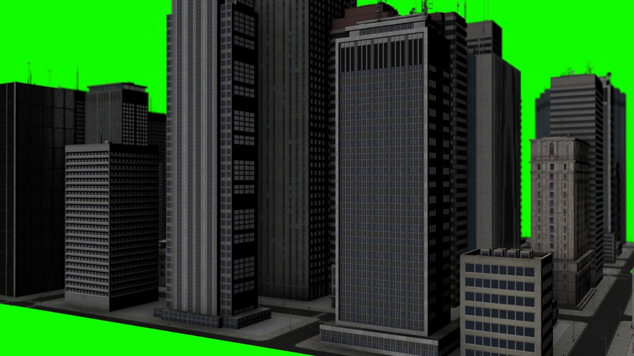 FREE HD Green Screen EPIC CITYSCAPE