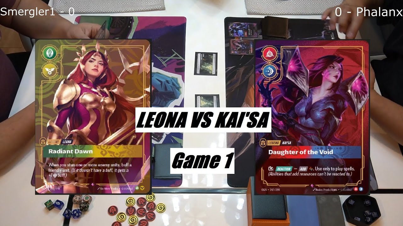 [Riftbound TCG] Leona v. Kai'sa - Smergler1 v. Phalanx (game 1 BO3)