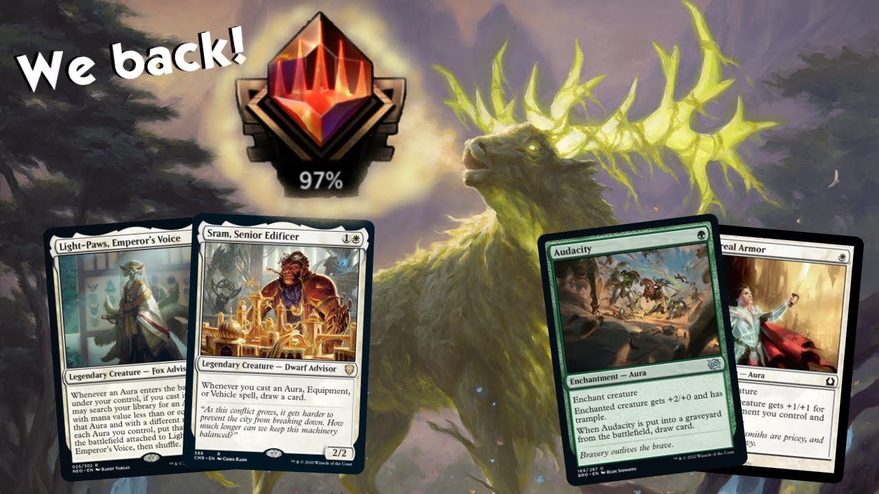 ☀️🌳 Mythic Climb with Selesnya Auras | MTG Arena Explorer