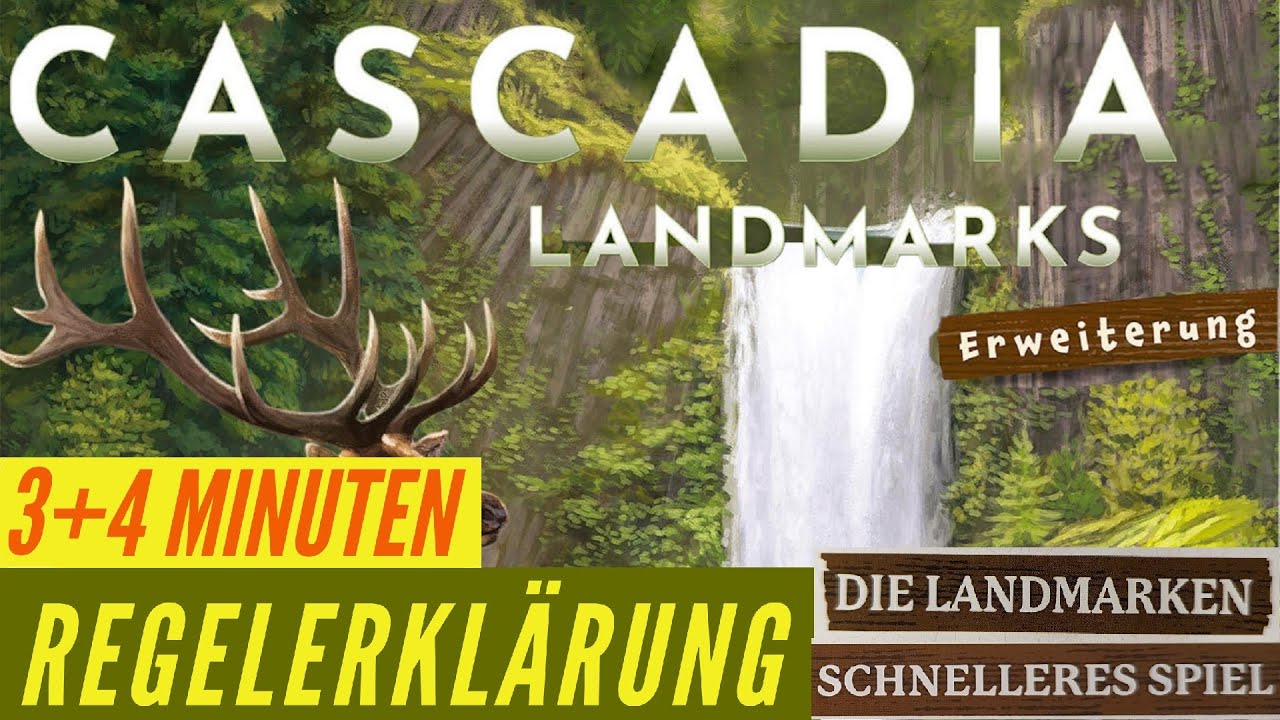 Cascadia Landmarks Regeln Anleitung - Erweiterung Spiel des Jahres 2022