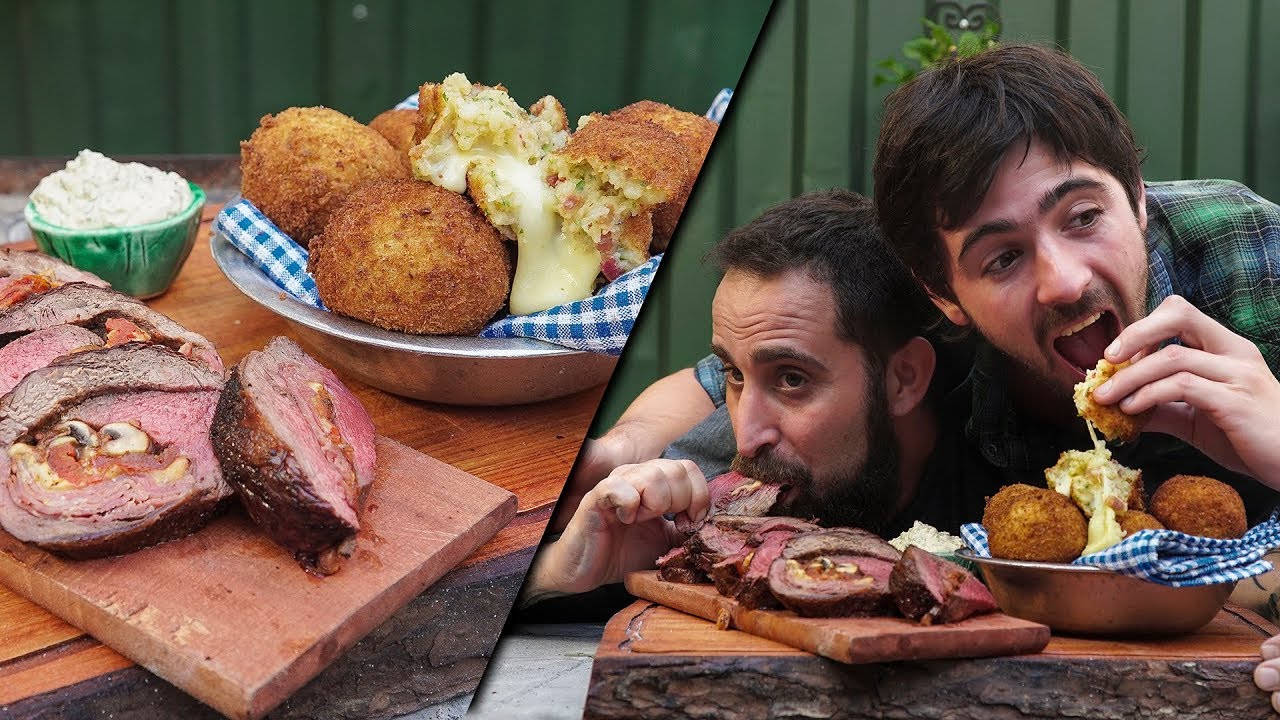 Picaña Rellena con Bombas de Papa | Cook & Laucha 2x1