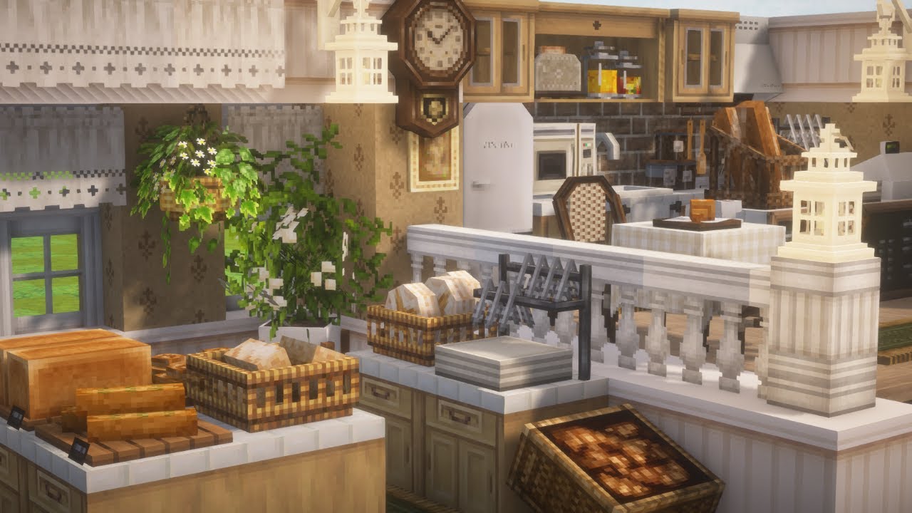🌿✨ Minecraft ASMR Building a bakery – Relaxing, No Talking ˚₊· ͟͟͞͞➳❥