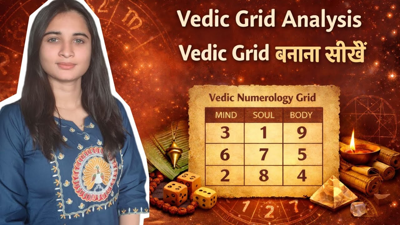 Vedic Grid Kaise Banaye? | Vedic Numerology Grid Full Guide | Simple Method