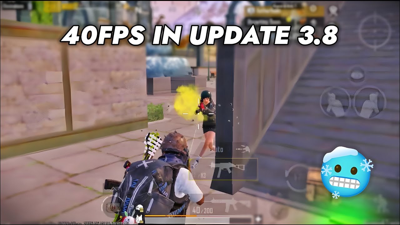 PLAYING ONLY 40FPS IN PUBG MOBILE UPDATE 3.8 GAMEPLAY