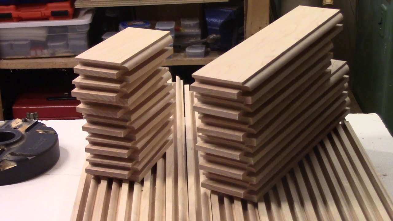 Custom Kitchen Doors Part Two- Raised Panels on the wood shaper or spindle moulder.
