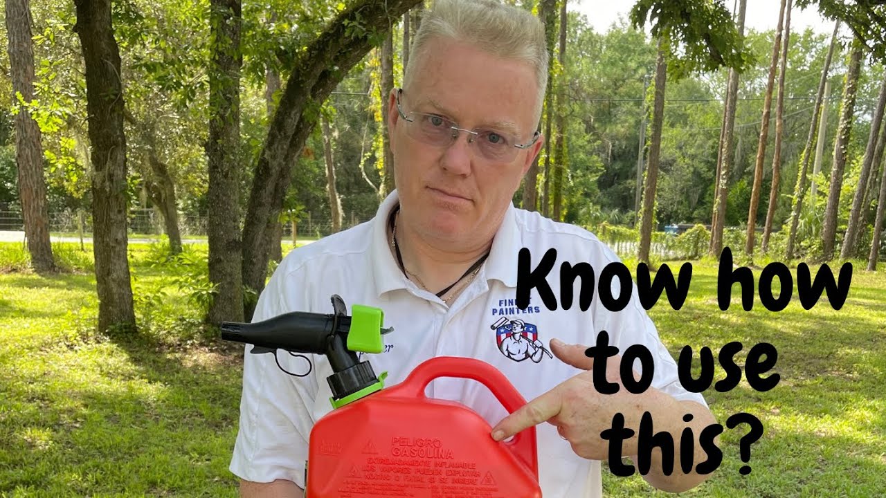 How to Operate a Scepter Smart Control Gas Can - Spencer Colgan