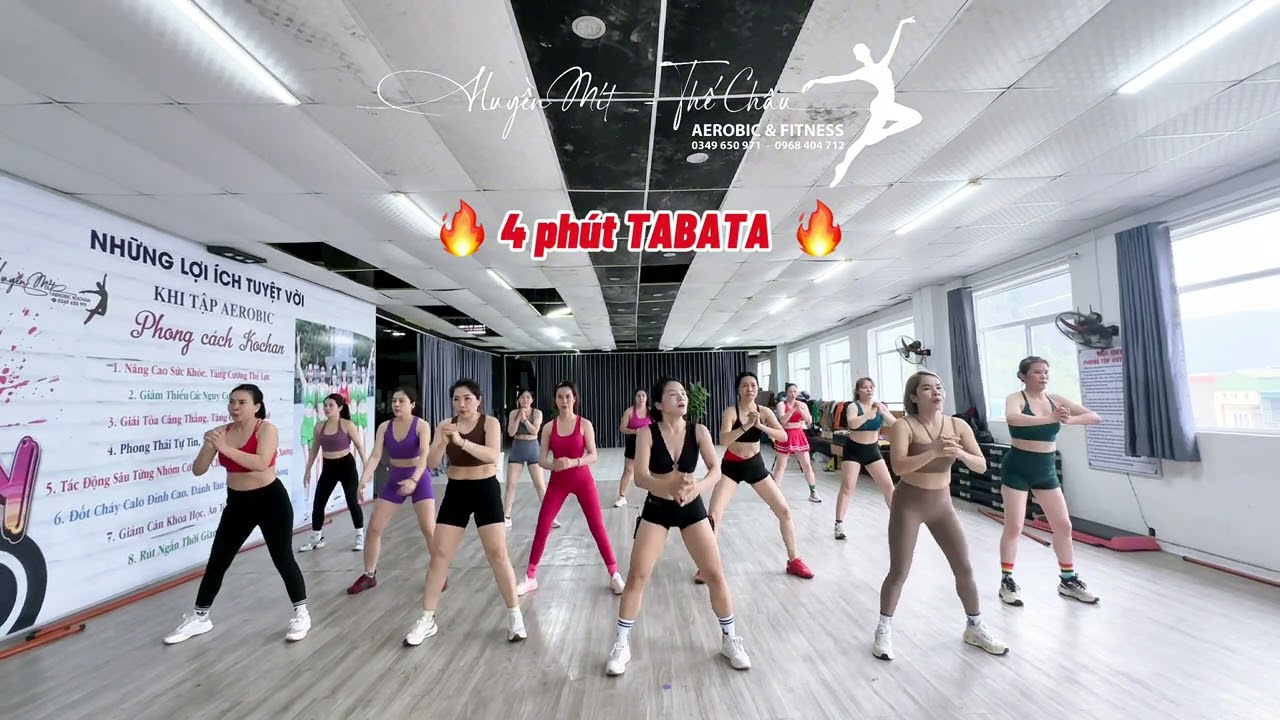 🔥 4 PHÚT TABATA CÙNG TEAM 7H30-8H30 CS2 🔥