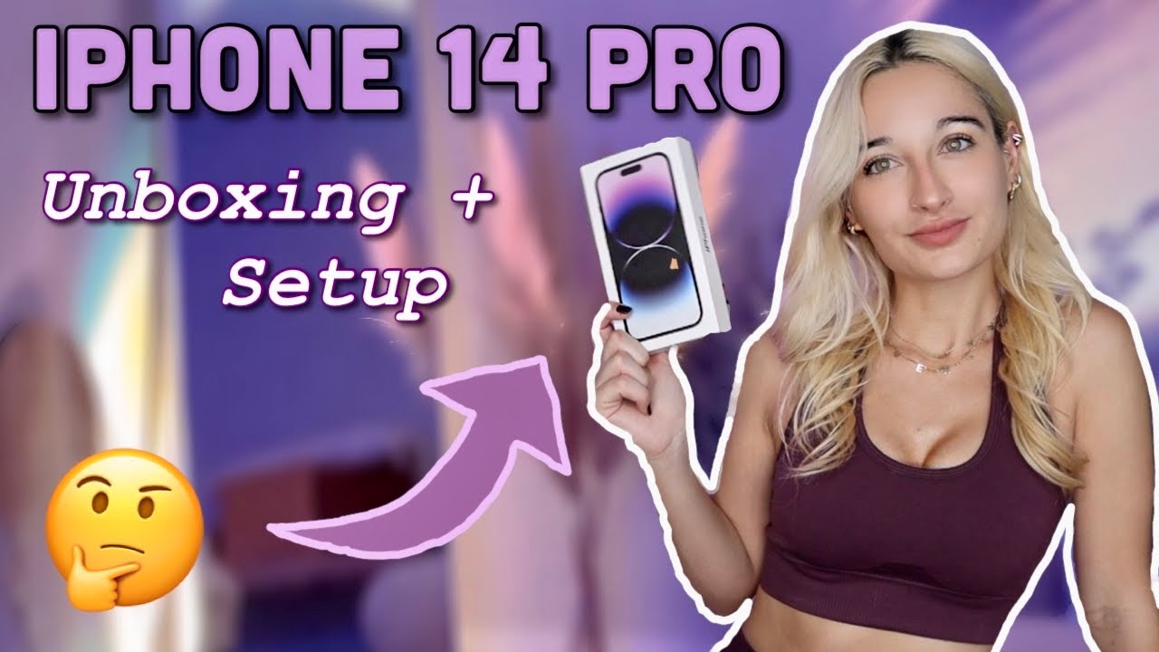 iPhone 14 Pro Deep Purple Unboxing and Setup