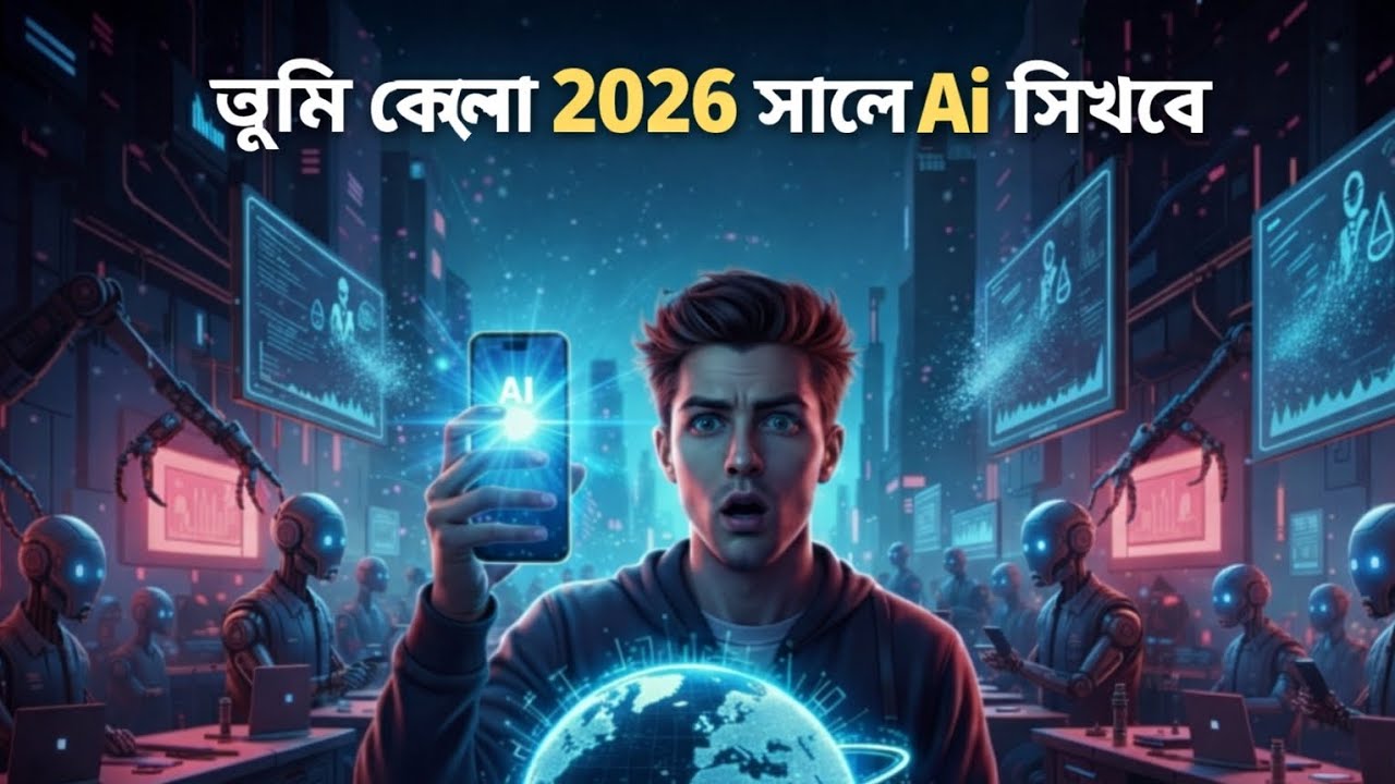 ২০২৬ সালে AI না শিখলে তুমি পিছিয়ে পড়বে | ভবিষ্যতের সত্য কথা