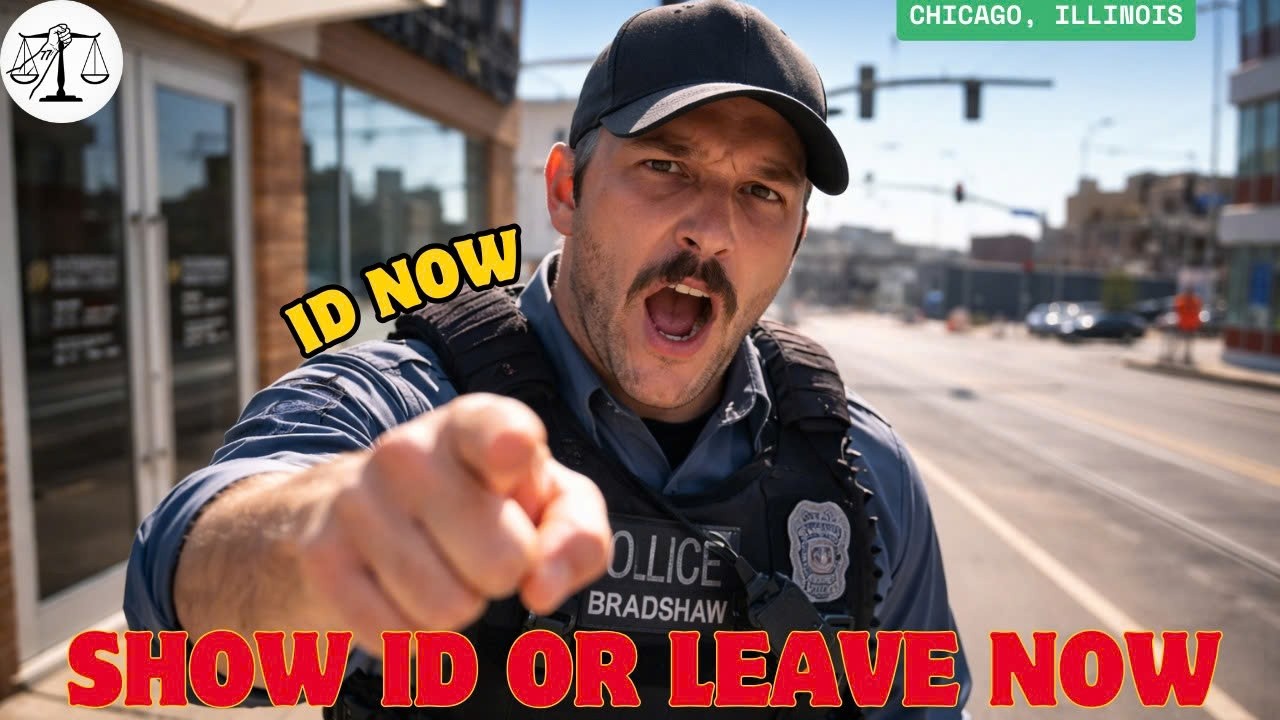 Tyrant Cop Demands ID On Sidewalk — 1A Auditor Exposes 3 Rights Violations | ID Refusal Pro