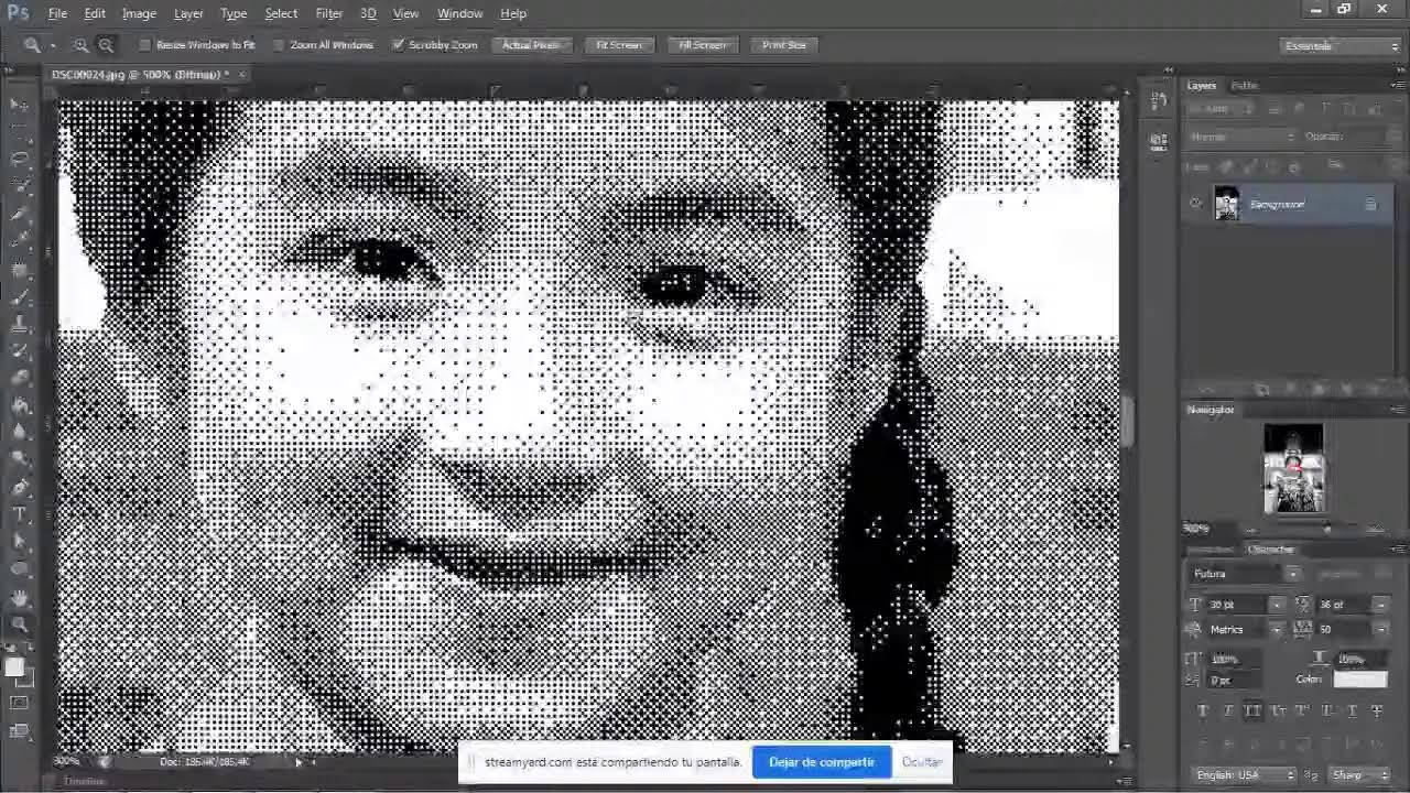 Preparando imágenes para un fotograbado láser