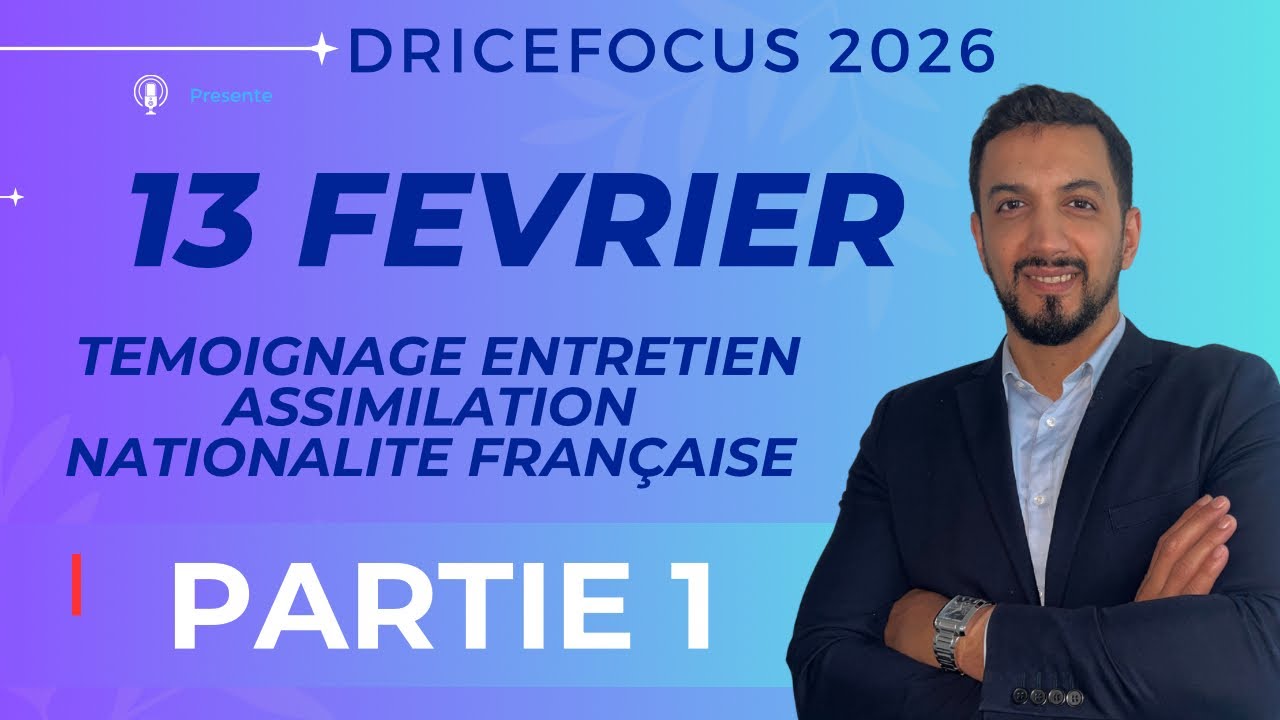 Témoignage entretien association nationalité française 