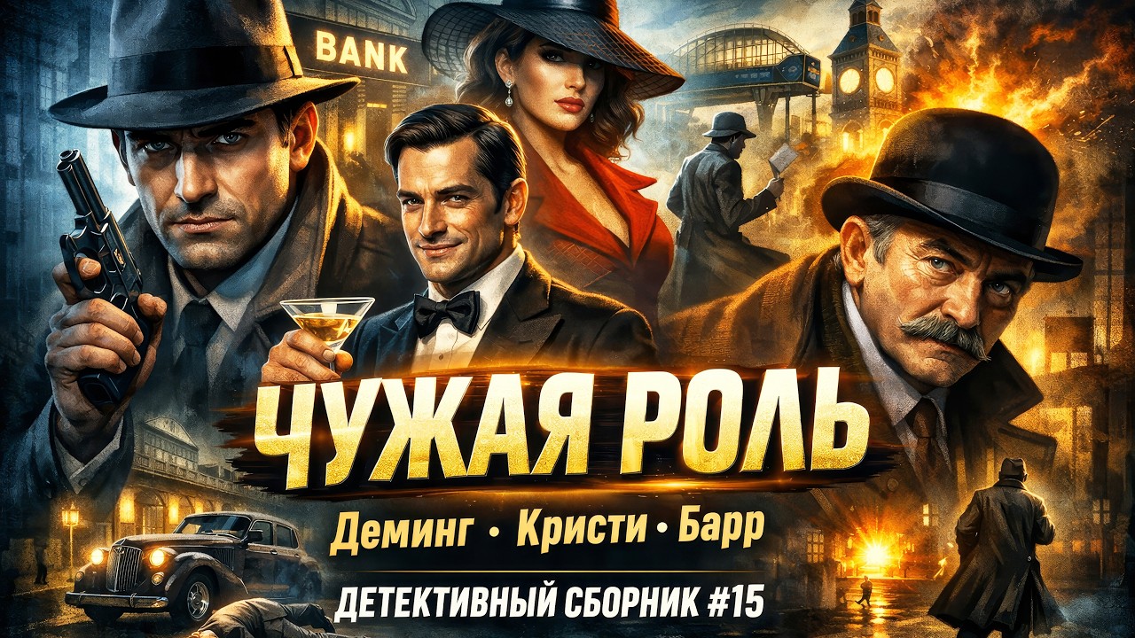 ВЫСТРЕЛ ВО ТЬМЕ | Детективный сборник #15 | Аудиокнига (Рассказы) | Звуки Книги