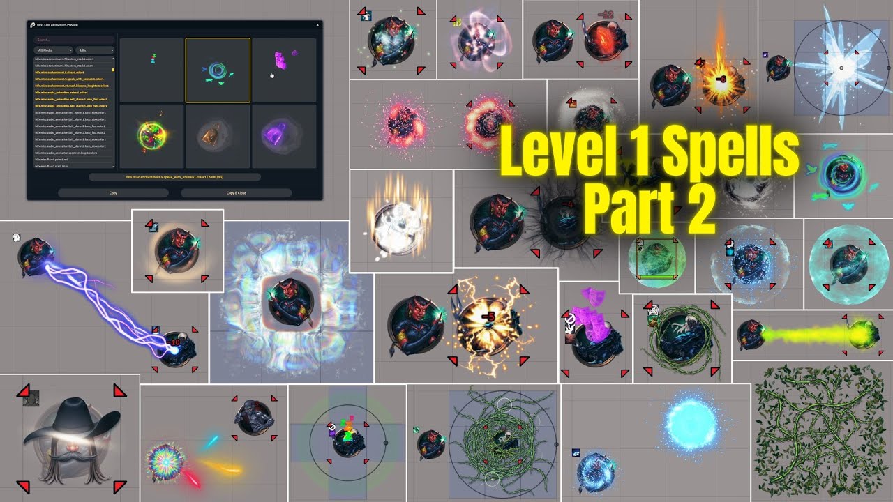 BLFX Foundry VTT Update: Now With All Level 1 D&D Spells!