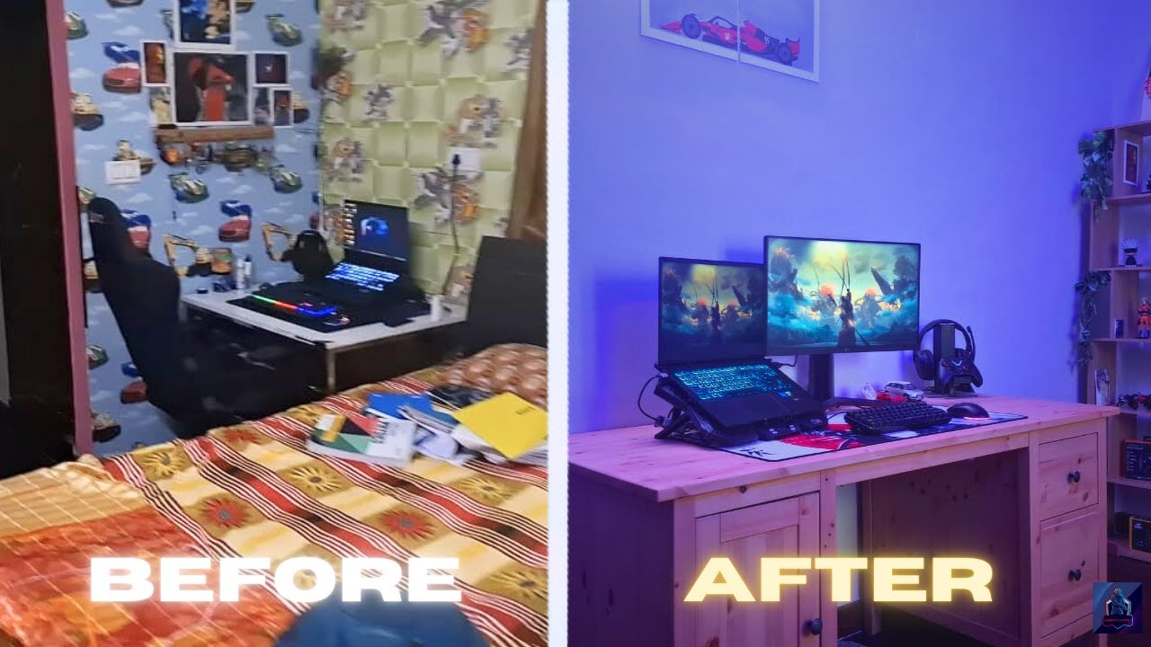 Transforming my Room Into my DREAM Gaming Room ! / justimmortalz