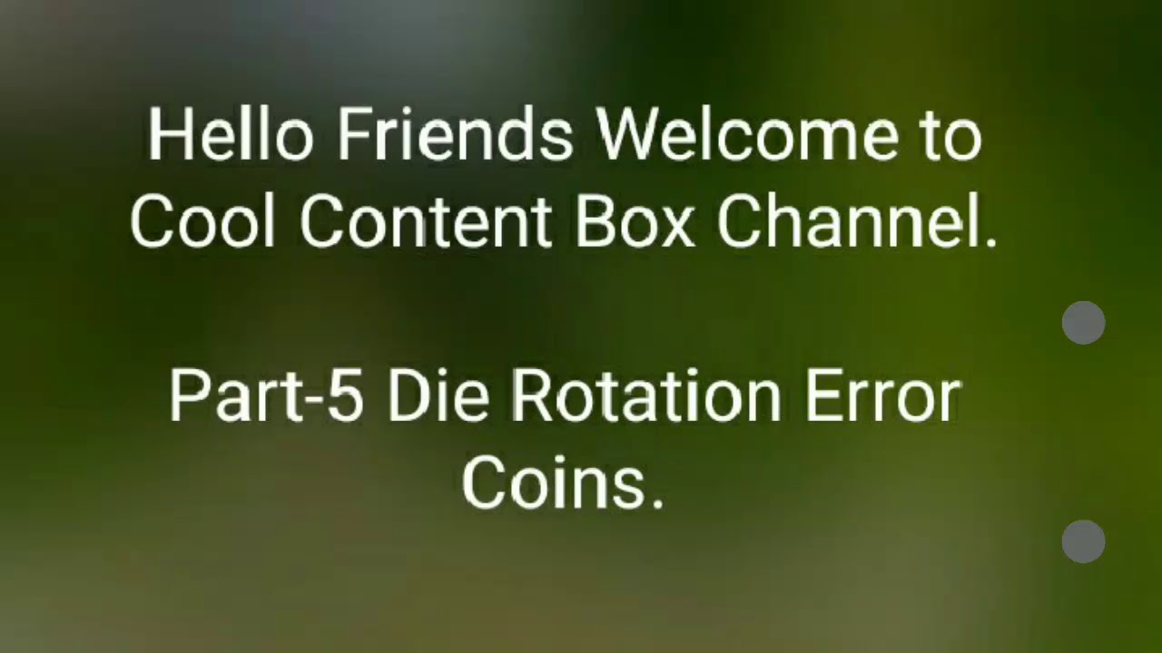 Error coins of India-How to earn money with error coins-Part-5 Die Rotation Error Coins.