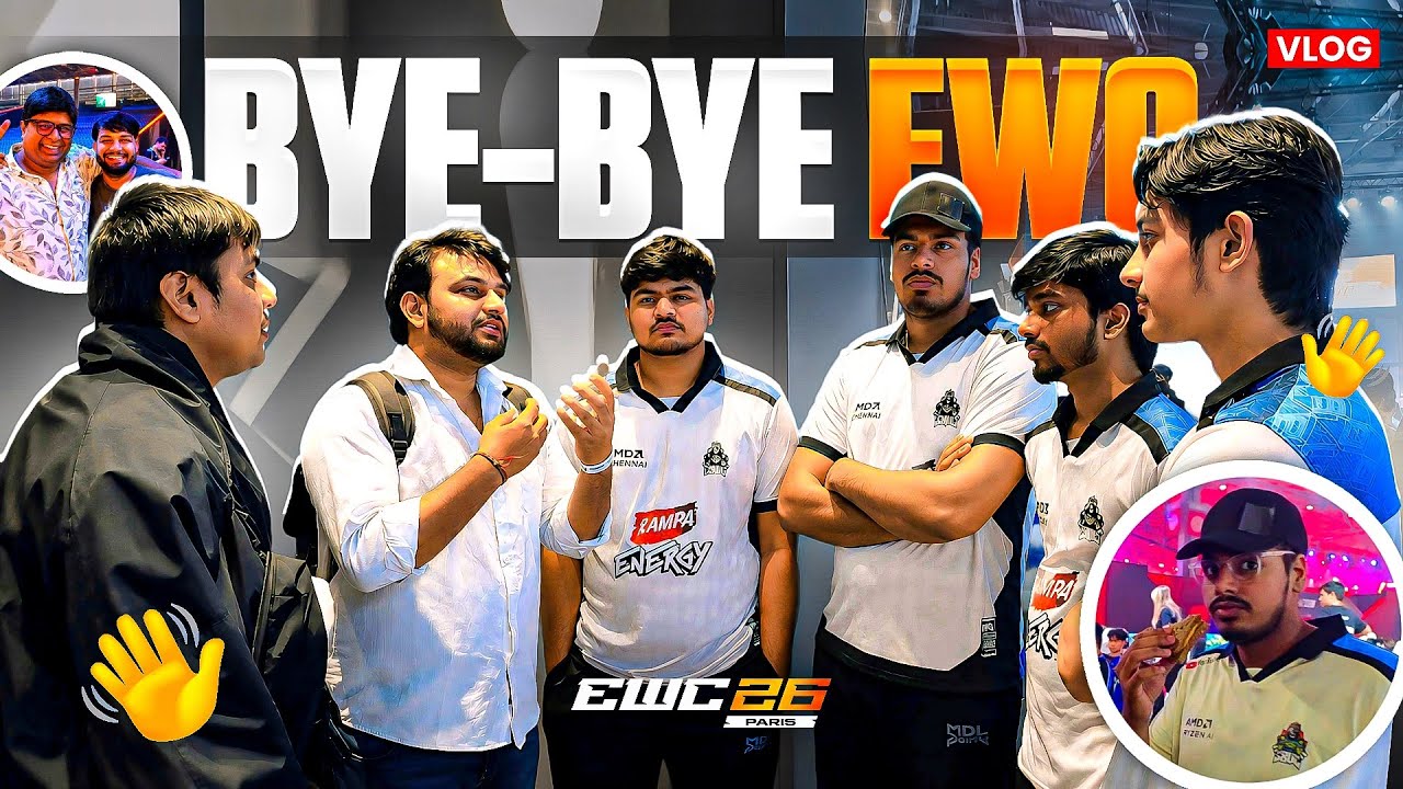 Well Played INDIA 🇮🇳 EWC Next Year Vapas Ayenge Hum #vlog #s8ul #ewc #trending 